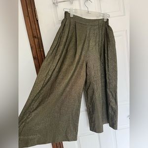 Gold Wide Leg Pants Size small/medium